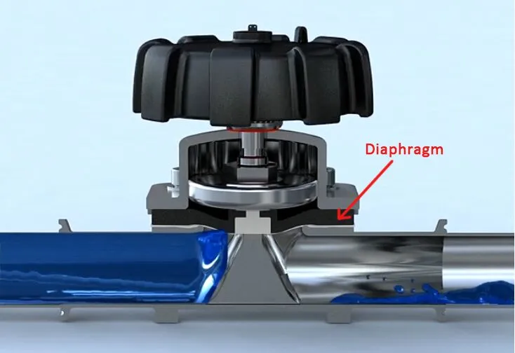 diaphragm of donjoy valve دیافراگم شیر دونجوی